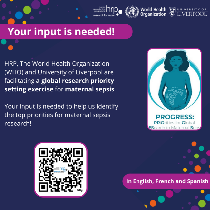 QR code and explanation for a survey