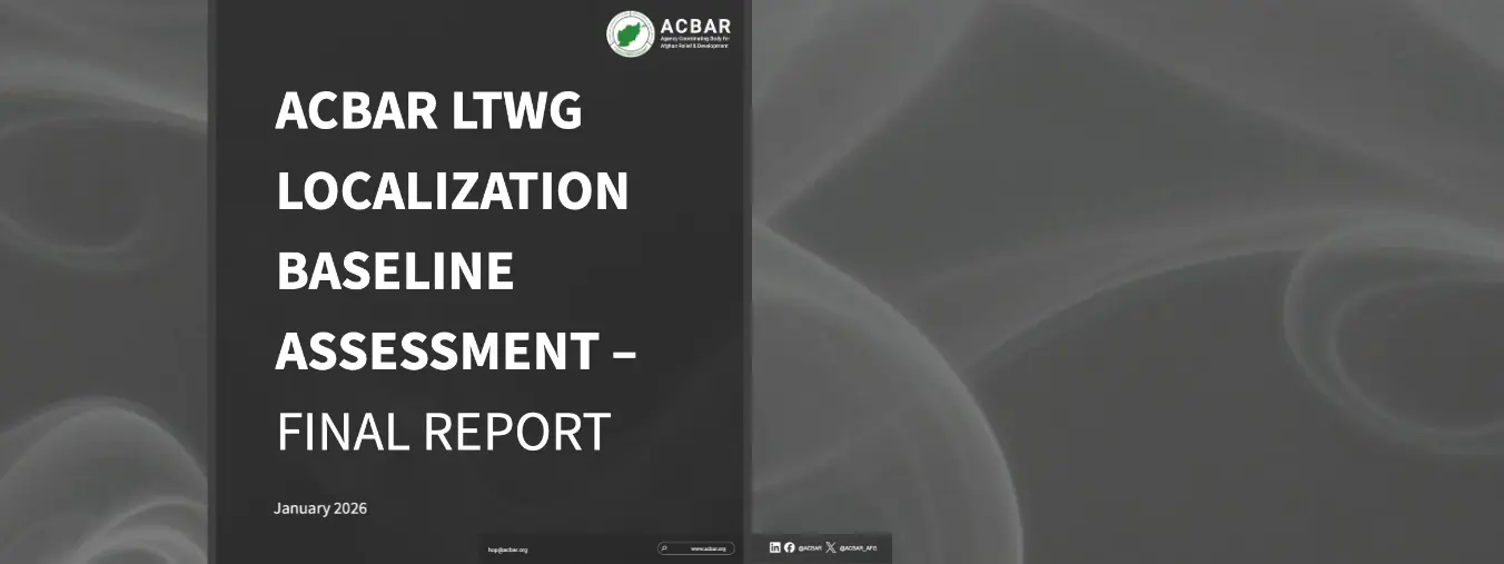 Localization Progress Report ACBAR LTWG Localization Baseline Assessment β Final Report (January ...