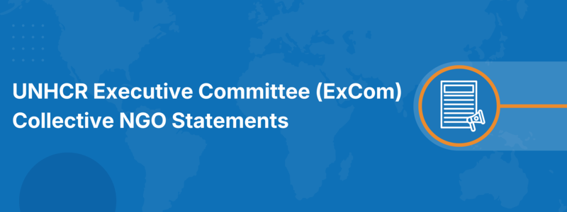 77th UNHCR Executive Committee Meeting: Collective NGO Statements